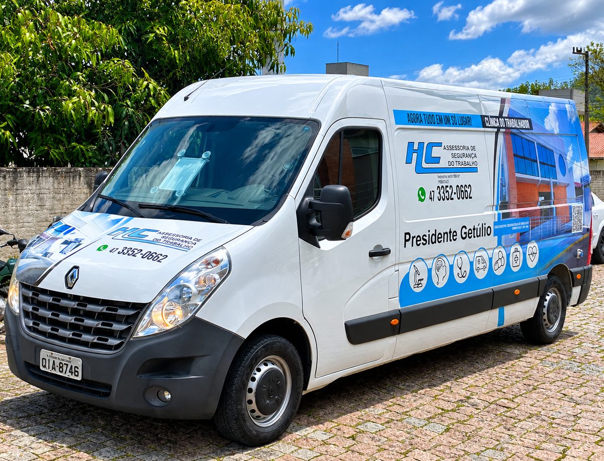 Unidade móvel da HC Assessoria